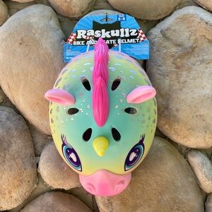 RASKULLZ Super Shimmer Child’s Bike and Skate Helmet…and Easy Dress Up Costume
